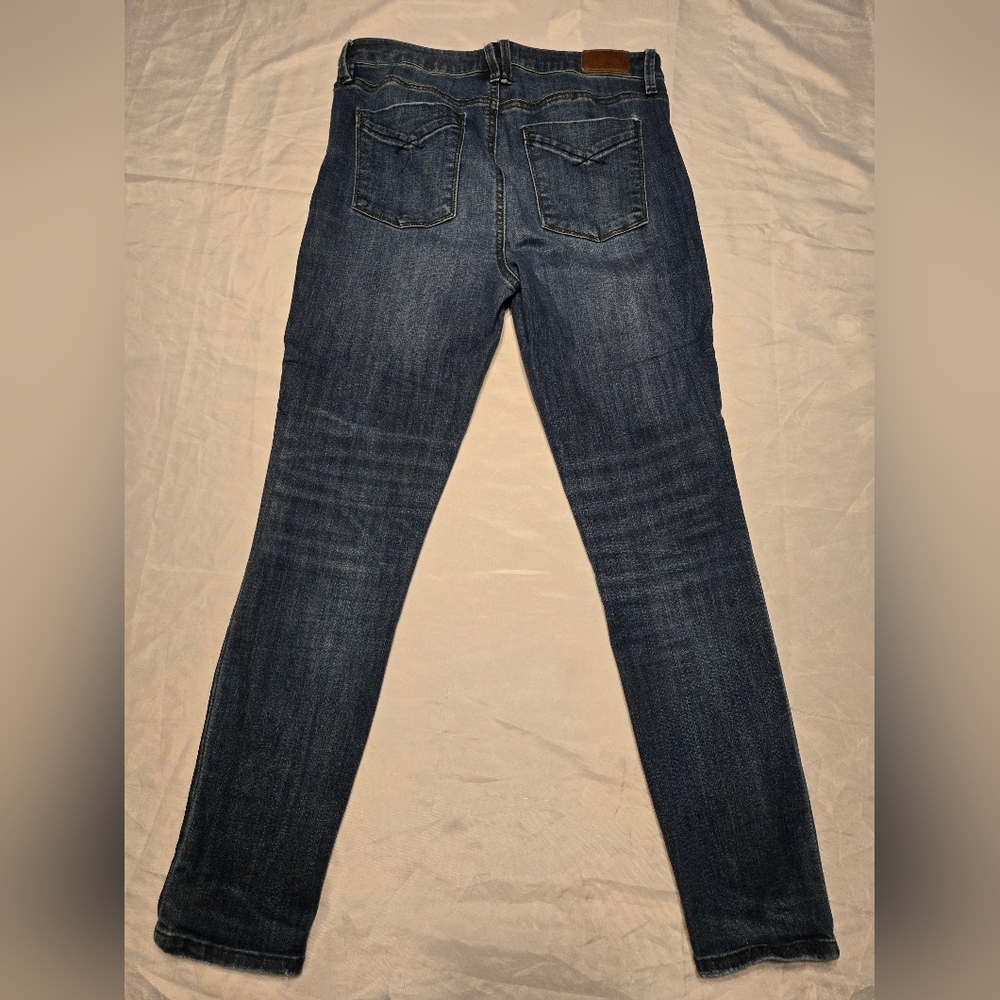 Anthropilogie Unpublished Skinny Jeans 29 Blue Stretch High Rise‎ - Picture 7 of 10
